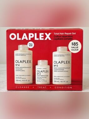 OLAPLEX Total Hair Repair Set No.3PLUS No.4 No.5 NEW SEALED